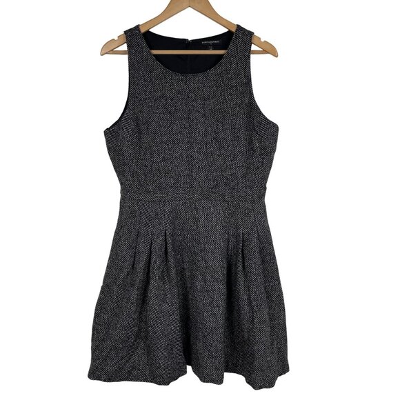 Banana Republic Dresses & Skirts - Banana Republic Womens Herringbone Fit & Flare Wool Blend Dress Sz 12P